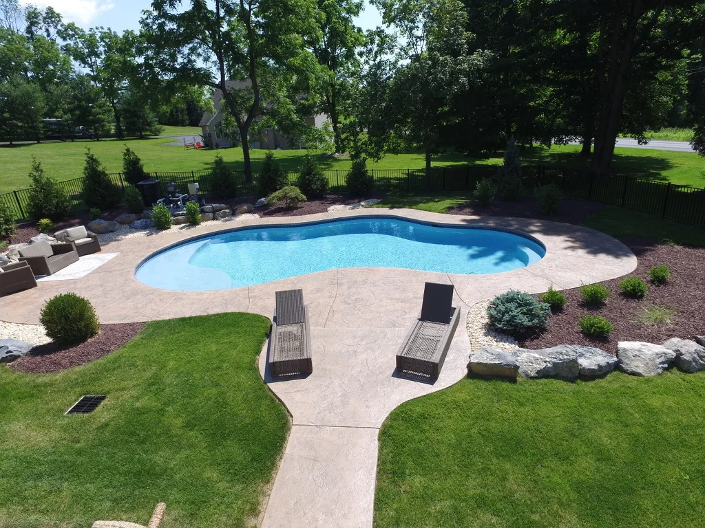 Luxury pool builder in Bethlehem, PA — Scott Payne Custom Pools project