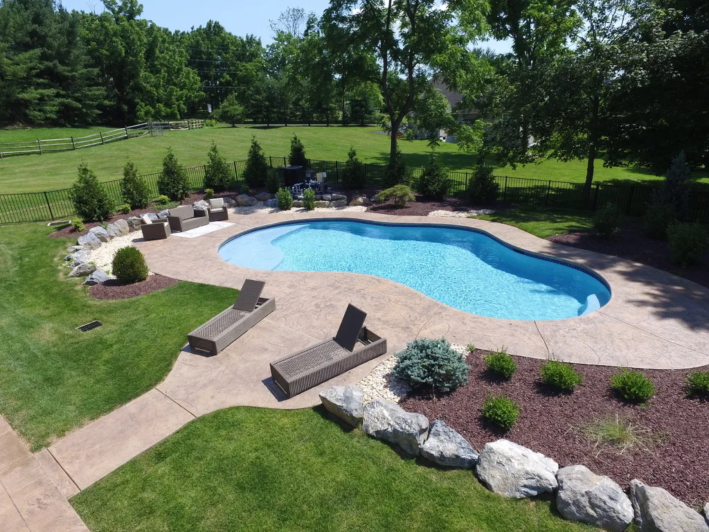 Gunite pool construction in Bethlehem, PA — Scott Payne Custom Pools