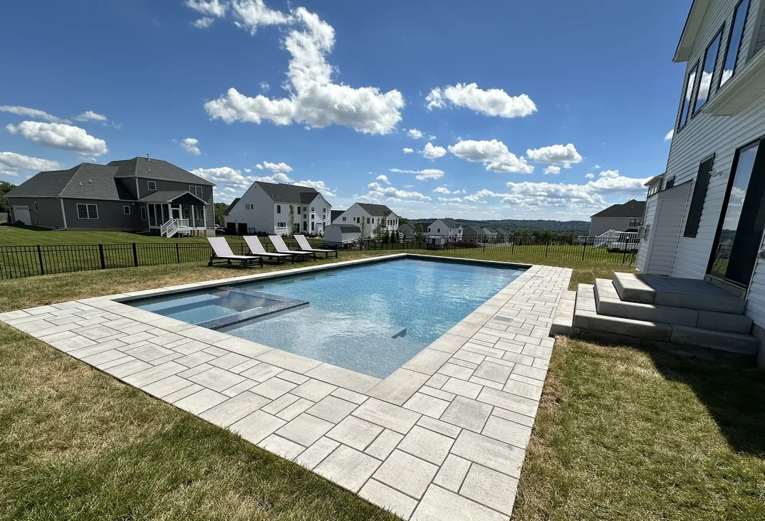 Luxury pool builder in Center Valley, PA — Scott Payne Custom Pools project