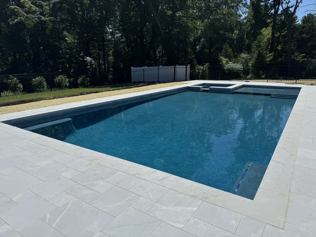 Gunite pool construction in Gladwyne, PA — Scott Payne Custom Pools