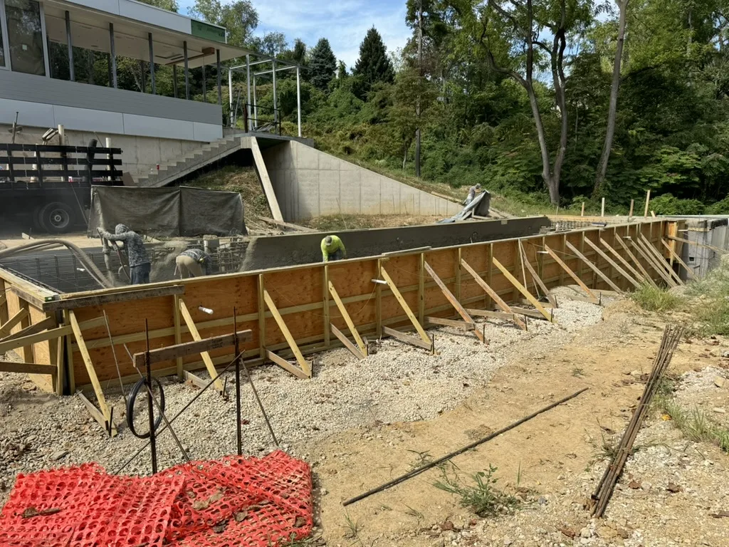 Gunite pool construction in Gladwyne, PA — Scott Payne Custom Pools