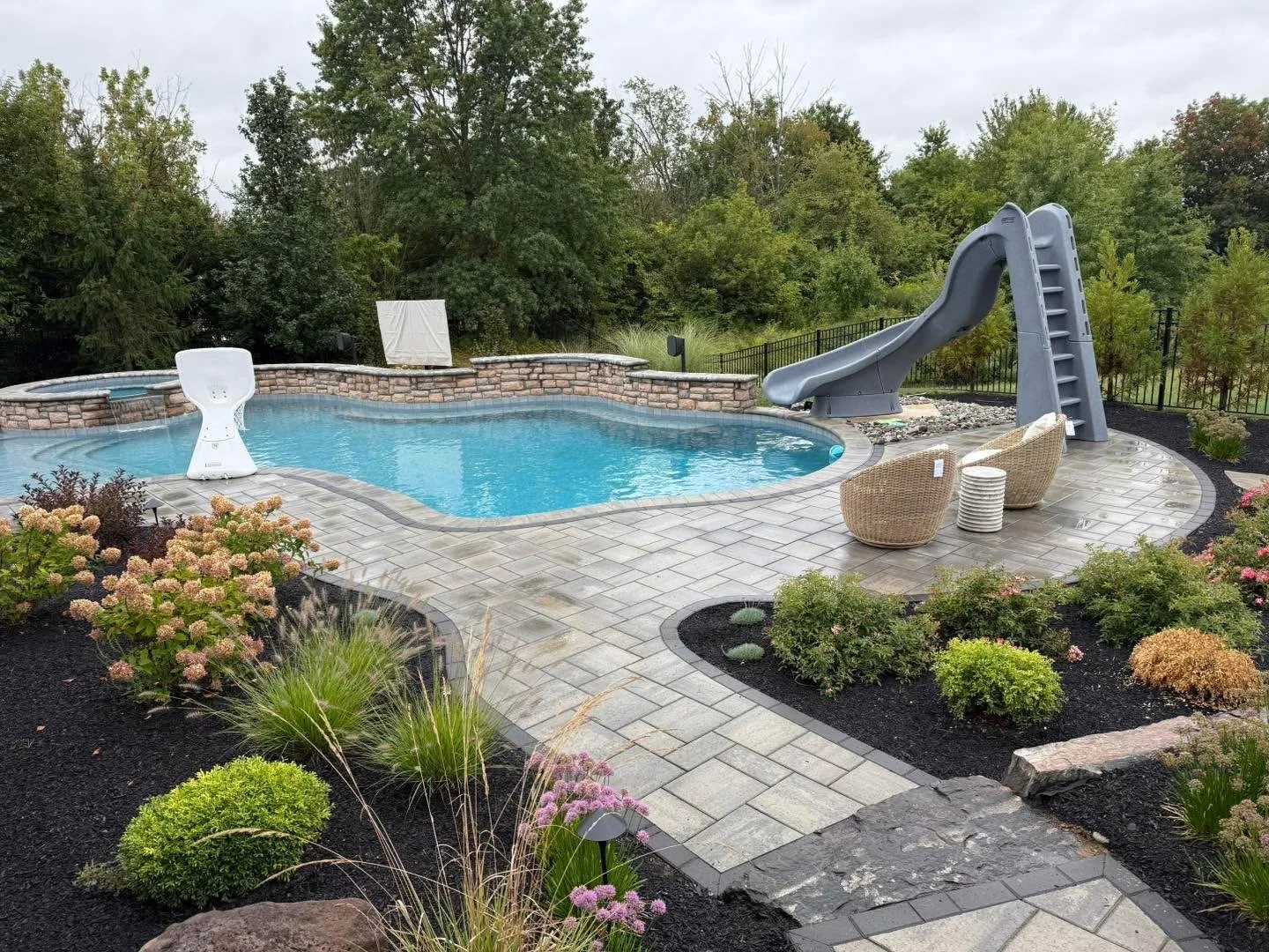 Gunite pool construction in Harleysville, PA — Scott Payne Custom Pools