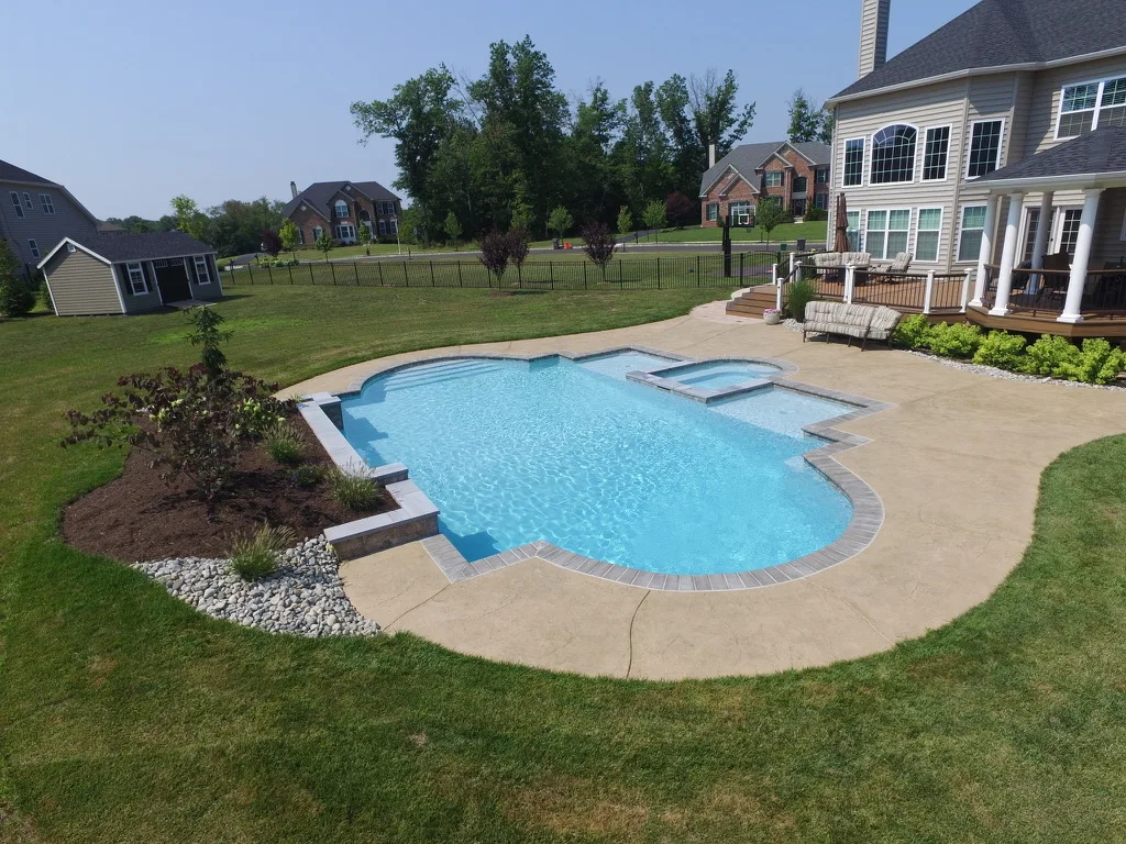 Custom pool design Hilltown, PA — Scott Payne Custom Pools portfolio