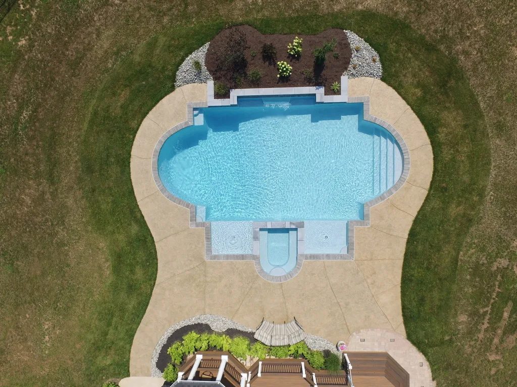 Custom pool design Hilltown, PA — Scott Payne Custom Pools portfolio