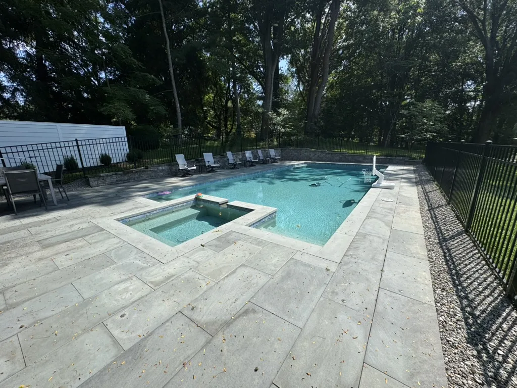 Custom inground pool built in Kennett Township, PA by Scott Payne Custom Pools