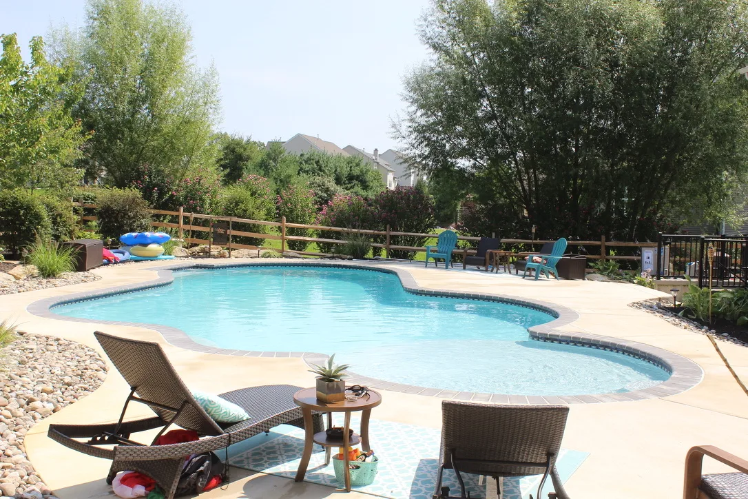 Luxury pool builder in Macungie, PA — Scott Payne Custom Pools project