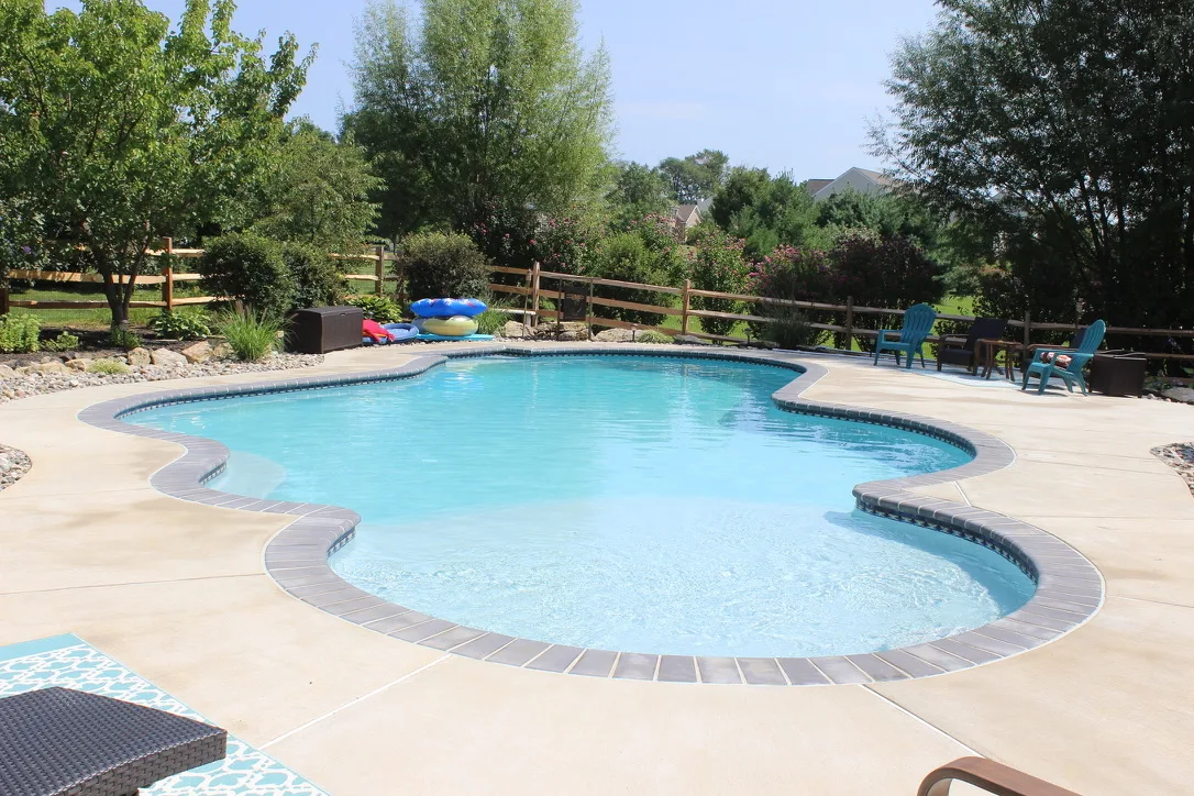 Gunite pool construction in Macungie, PA — Scott Payne Custom Pools