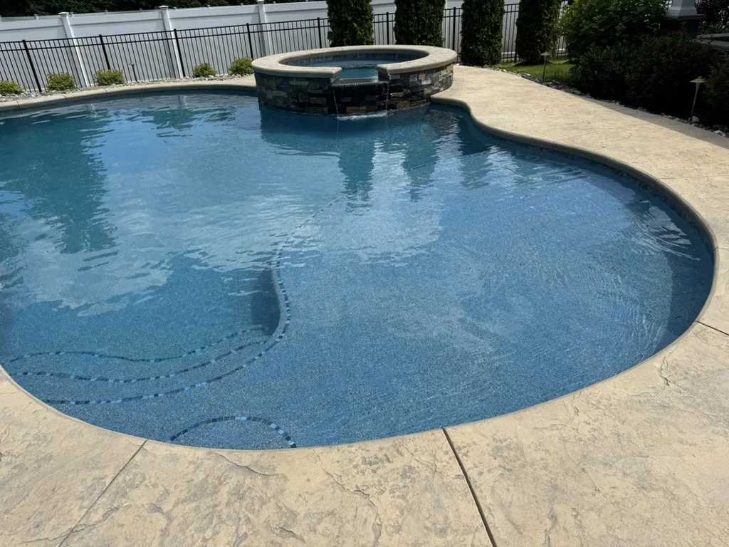 Luxury pool builder in Montgomeryville, PA — Scott Payne Custom Pools project