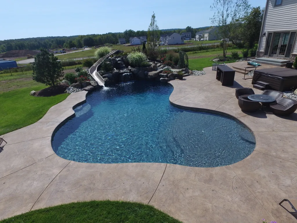 Luxury pool builder in Quakertown, PA — Scott Payne Custom Pools project