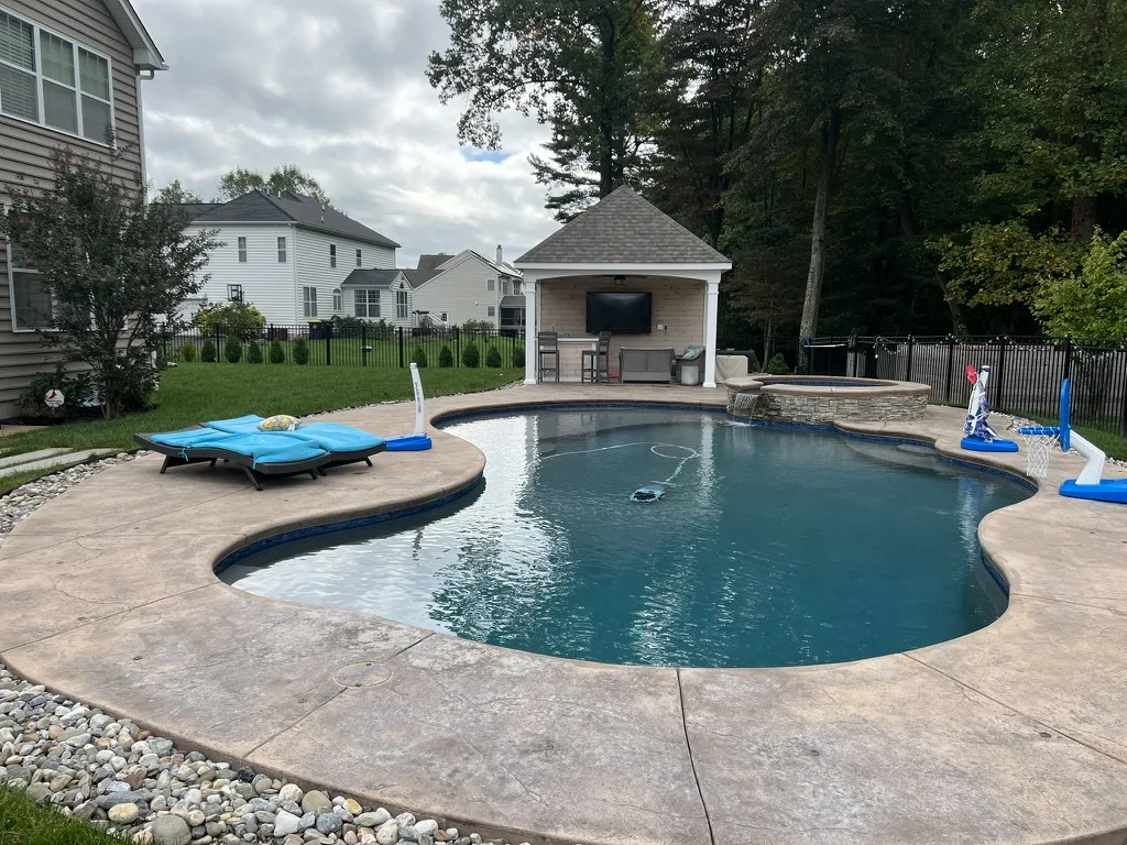 Luxury pool builder in West Chester, PA — Scott Payne Custom Pools project