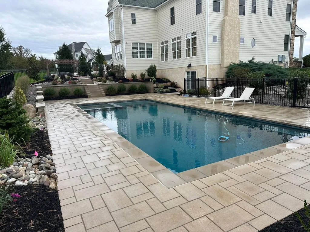 Luxury pool builder in Worcester, PA — Scott Payne Custom Pools project
