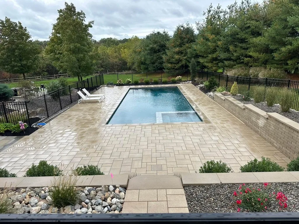 Gunite pool construction in Worcester, PA — Scott Payne Custom Pools