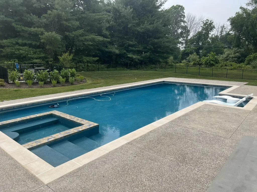Custom inground pool built in Malvern, PA by Scott Payne Custom Pools