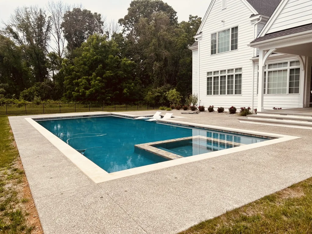 Luxury pool builder in Malvern, PA — Scott Payne Custom Pools project