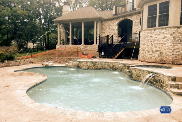 Pool renovation — after