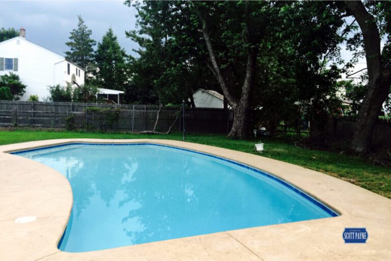 Pool renovation — after