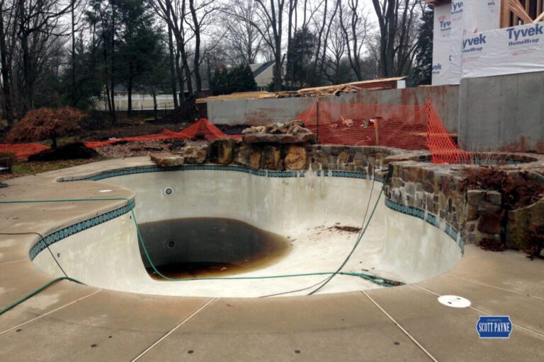 Pool renovation — before