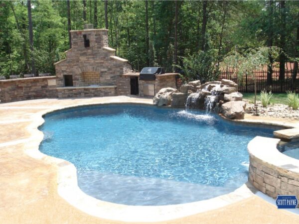 Custom inground pool in Burlington, NJ